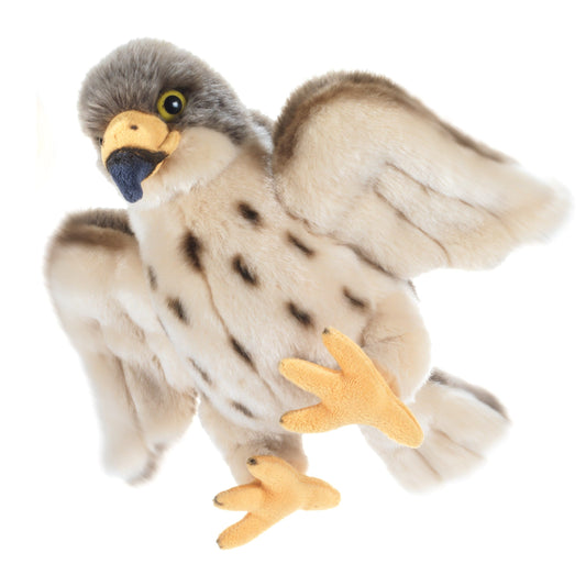 צעצוע בובת פרווה רכה בז 27 ס"מ מתנה לילדים מגיל שנה ומעלה
