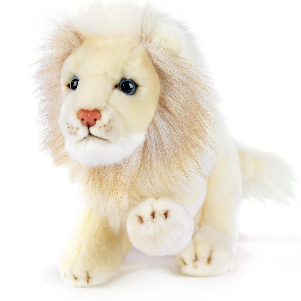 צעצוע בובת אריה לבן 21 ס"מ - צעצועים Plush.il 8022956159510