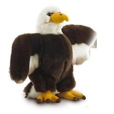 בובת פרווה נשר צעצוע רך 21 ס"מ - צעצועים Plush.il8029956100130