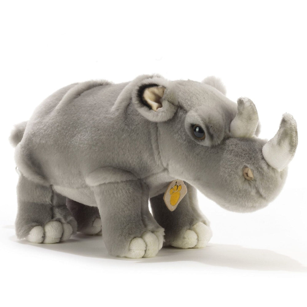 בובת פרווה קרנף צעצוע רך 33 ס"מ - צעצועים Plush.il8029956159152