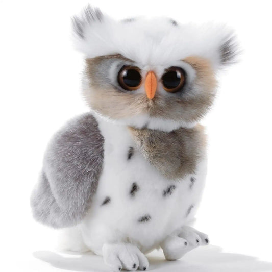 בובת פרווה ינשוף רכה ונעימה, צעצוע מרגיע לילדים ומתנה מושלמת לילדים
